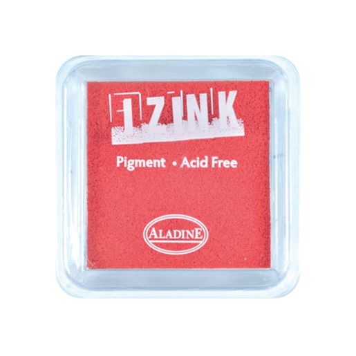 Razítkovací polštářek AladineIZINK EMBOSSING - red, červená