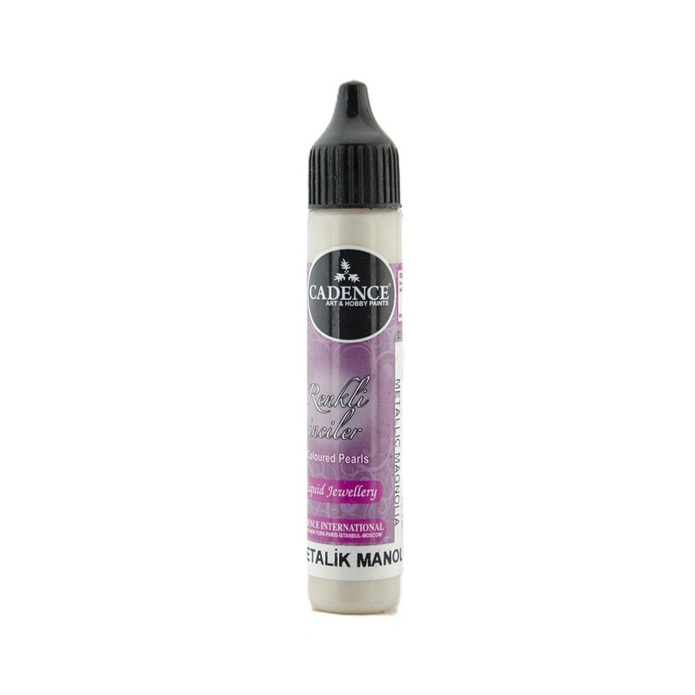 Levně Cadence Metalické tekuté perly Cadence, 25 ml - VYBERTE ODSTÍN - Metalické tekuté perly Cadence, 25 ml - magnolia, magnolie