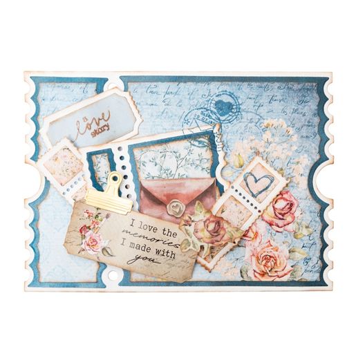 Blok podkladových papírů Studio Light "Vintage Diaries", 20,3x20,3 cm, 36 l.
