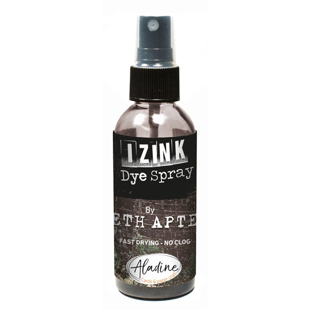 Aladine Akvarelový inkoust Aladine Izink Dye Spray, 80 ml  - VYBERTE ODSTÍN - Akvarelový inkoust Aladine Izink Dye Spray, 80 ml - noir, černý