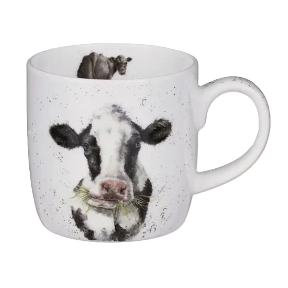 Levně Royal Worcester Porcelánový hrnek Wrendale Designs "Mooo", 0,31 l - Kravička