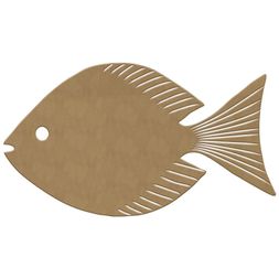 Dřevěný výřez k dekoraci Gomille, 31x15 cm - Tropická ryba