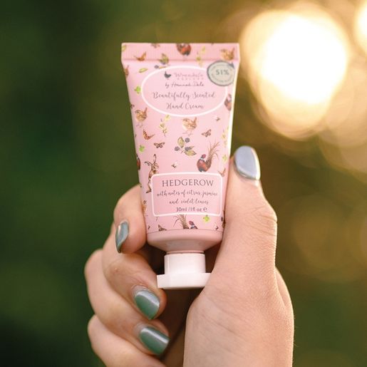 Krém na ruce Wrendale Designs "Hedgerow", 30 ml - Citrusy, jasmín, lístky fialky