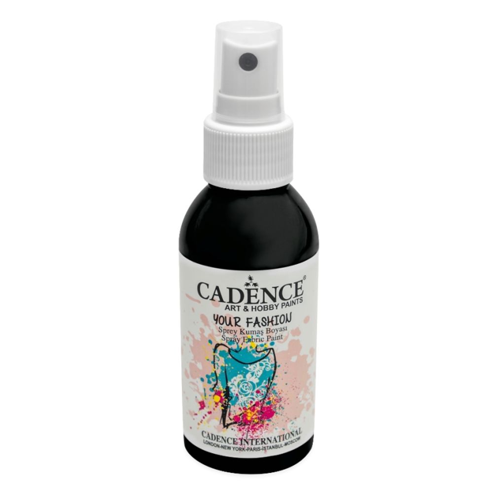 Barvy na textil Your Fashion černá 100 ml CADENCE