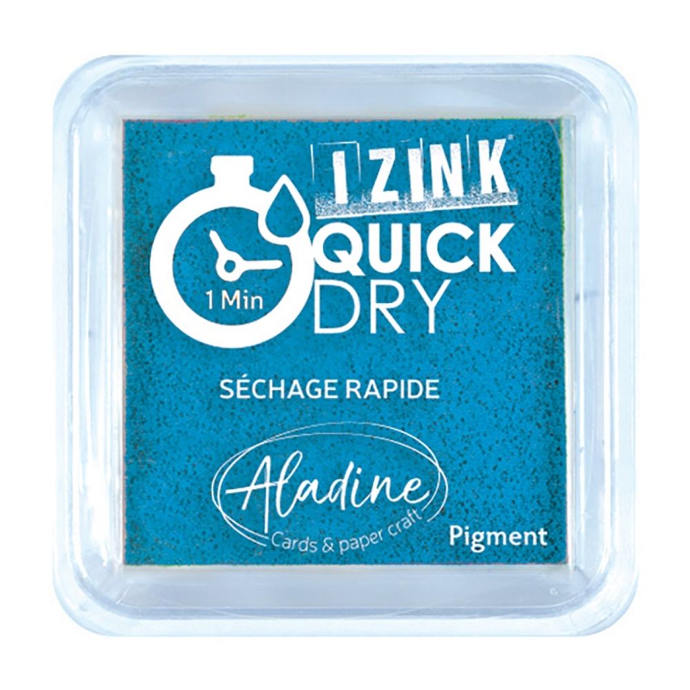 Levně Aladine Razítkovací polštářek Aladine Izink Quick Dry, rychleschnoucí - VYBERTE ODSTÍN - Razítkovací polštářek Aladine Izink Quick Dry - turquoise, tyrkysový