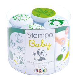 Razítka Aladine Stampo Baby, 4 ks - Zvířátka z daleka