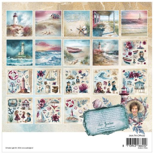 Kreativní blok Studio Light "Tide of Hope", 20,3x20,3 cm, 36 l.