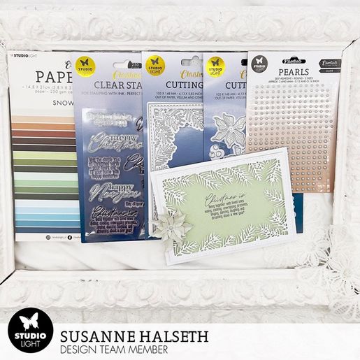 Vyřezávací šablony Studio Light, 2 ks - Rámeček z jehličí