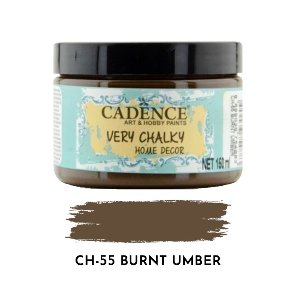 Křídová barva Cadence Very Chalky 150 ml - burnt umber umbra pálená Aladine