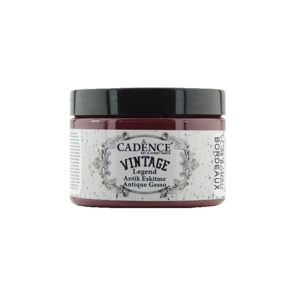 Levně Cadence Barva s kamínky Cadence Vintage Legend, 150 ml - VYBERTE ODSTÍN - Barva s kamínky Cadence Vintage Legend, 150 ml - bordeaux, vínová