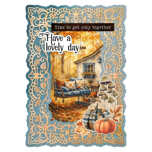 Blok s papírovými výseky Studio Light "Autumn Story", A5, 20 l. - Podzimní příběh