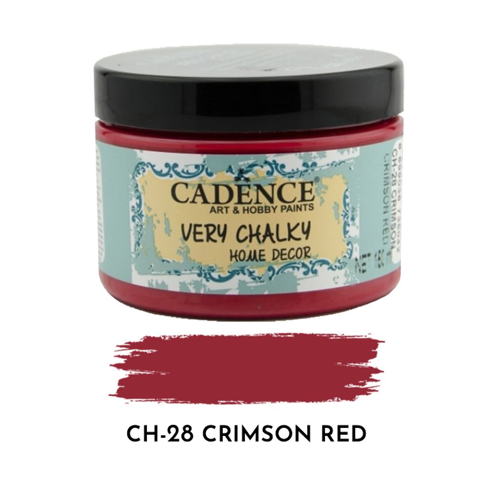 Levně Cadence Křídová barva Cadence Very Chalky, 150 ml - VYBERTE ODSTÍN - Křídová barva Cadence Very Chalky, 150 ml - crimson red, karmínová červená