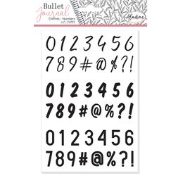 Diářová razítka Aladine Stampo Bullet Journal, 45 ks - Číslice