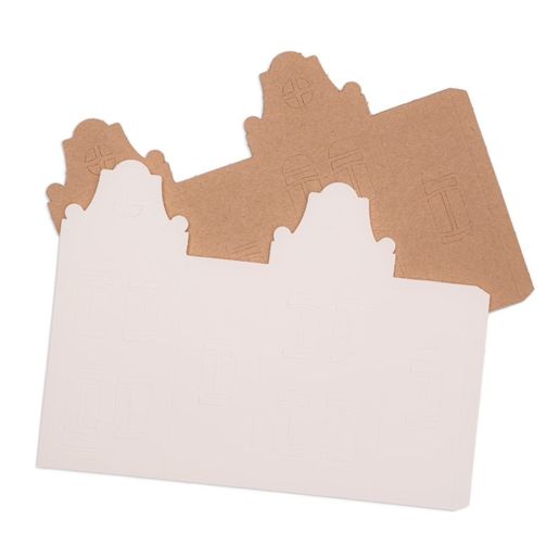 DIY Vánoční domečky Studio Light, 25x18,5 cm, 10 l. - Městský domek