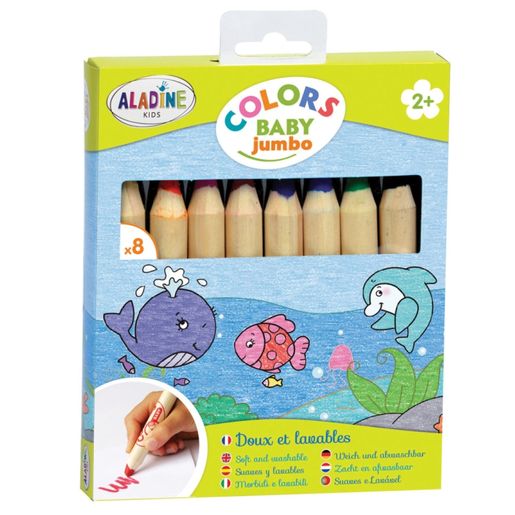 Baby pastelky ColorsBaby, 8 ks

