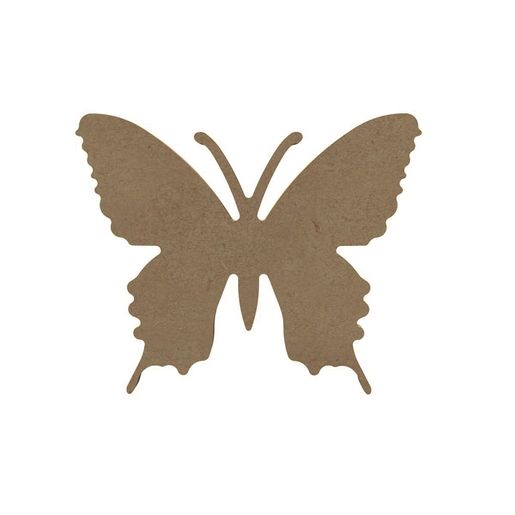 Dřevěný výřez k dekoraci Gomille, 25x30 cm - Motýl, velký