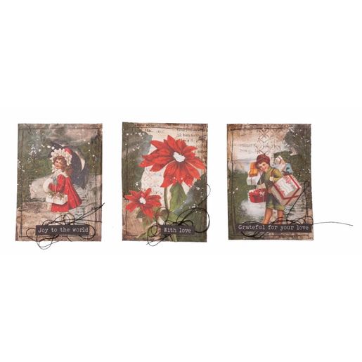 Blok s papírovými výseky Studio Light "Vintage Christmas", A5, 20 l. - Vánoční nostalgie