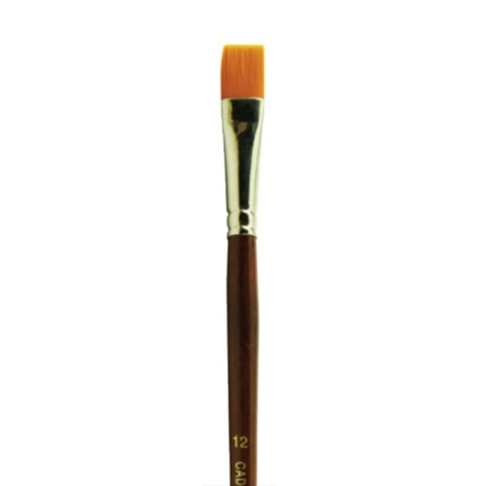 Levně Cadence Plochý štětec Cadence 983 Flat & Long Brush - VYBERTE VELIKOST - Plochý štětec Cadence 983 Flat & Long Brush - vel. 12