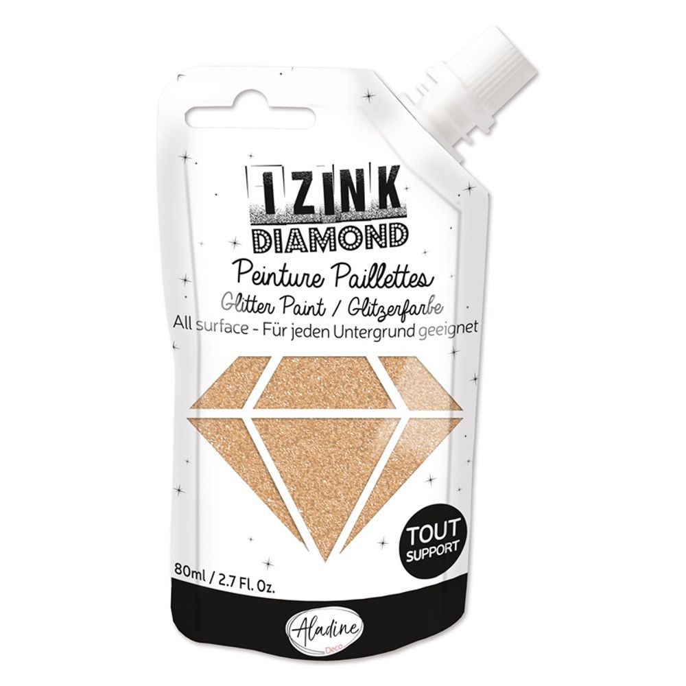 Diamantové barvy pastel. zlatá 80 ml Aladine