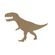 Dřevěný výřez k dekoraci Gomille, 17x12 cm - Dinosaurus T-Rex