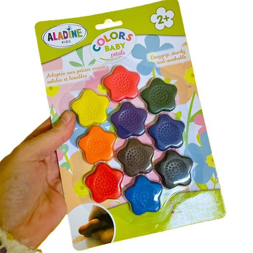 Vícehranné voskovky Aladine Color Baby Petal - 10 barev