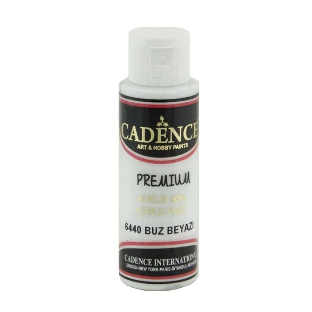 Akrylová barva Cadence Premium 70 ml - ice white bílá ledová Aladine