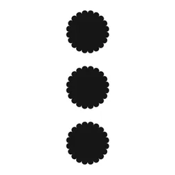 Šablona TCW 4"x9" (10x23 cm) - Scalloped Circles