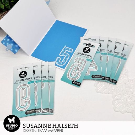 Vyřezávací šablona Studio Light - Číslice - VYBERTE ČÍSLICI