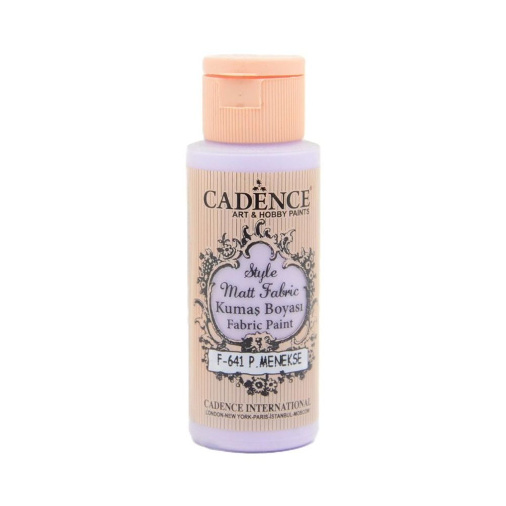 Levně Cadence Barva na textil Cadence Style Matt Fabric, 59 ml - VYBERTE ODSTÍN - Barva na textil Cadence Style Matt Fabric, 59 ml - p. violet, sv. fialová