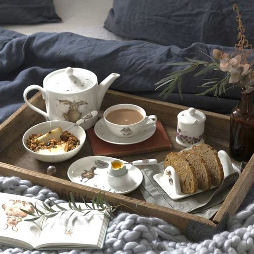 Porcelánová dóza na med nebo marmeládu Wrendala Designs, 0,11 l - Čmelák