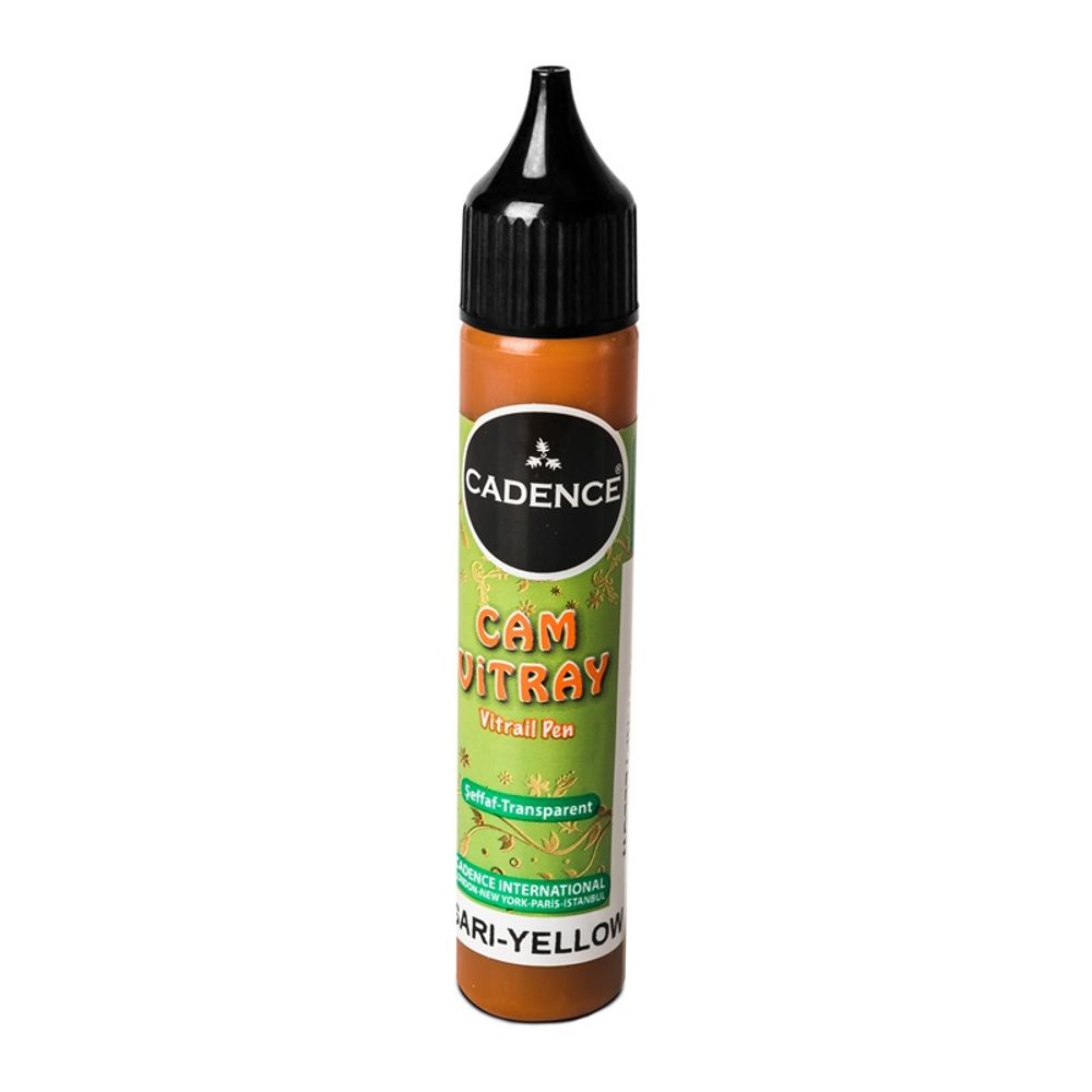 Cadence Vitrážová kontura na sklo Cadence Vitrail Pen Paint, 25 ml - VYBERTE ODSTÍN - Vitrážová kontura na sklo Cadence Vitrail Pen Paint, 25 ml - yellow, žlutá