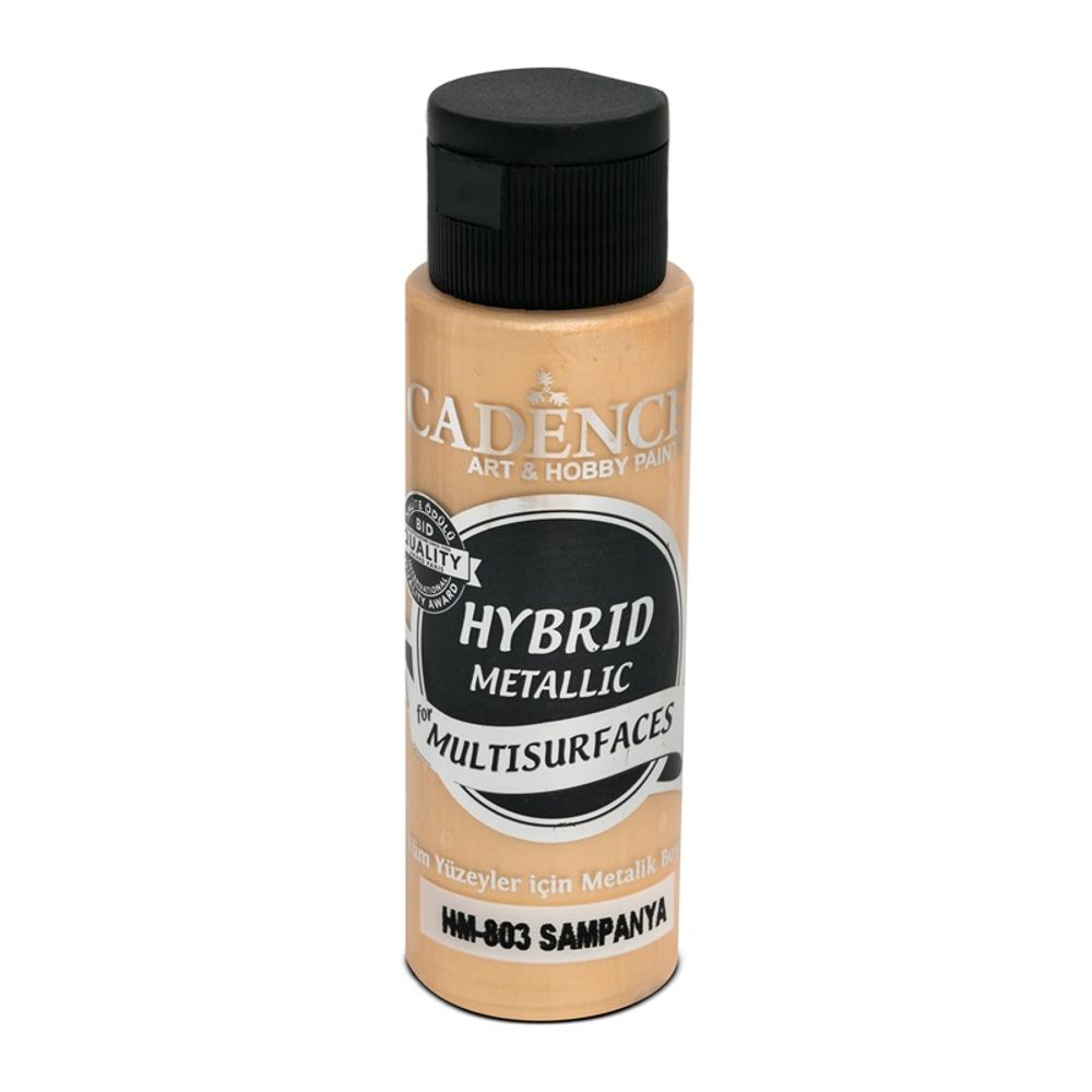 Metalická barva na všechny povrchy Cadence Hybrid Metallic 70 ml - champaigne šampaňská Aladine