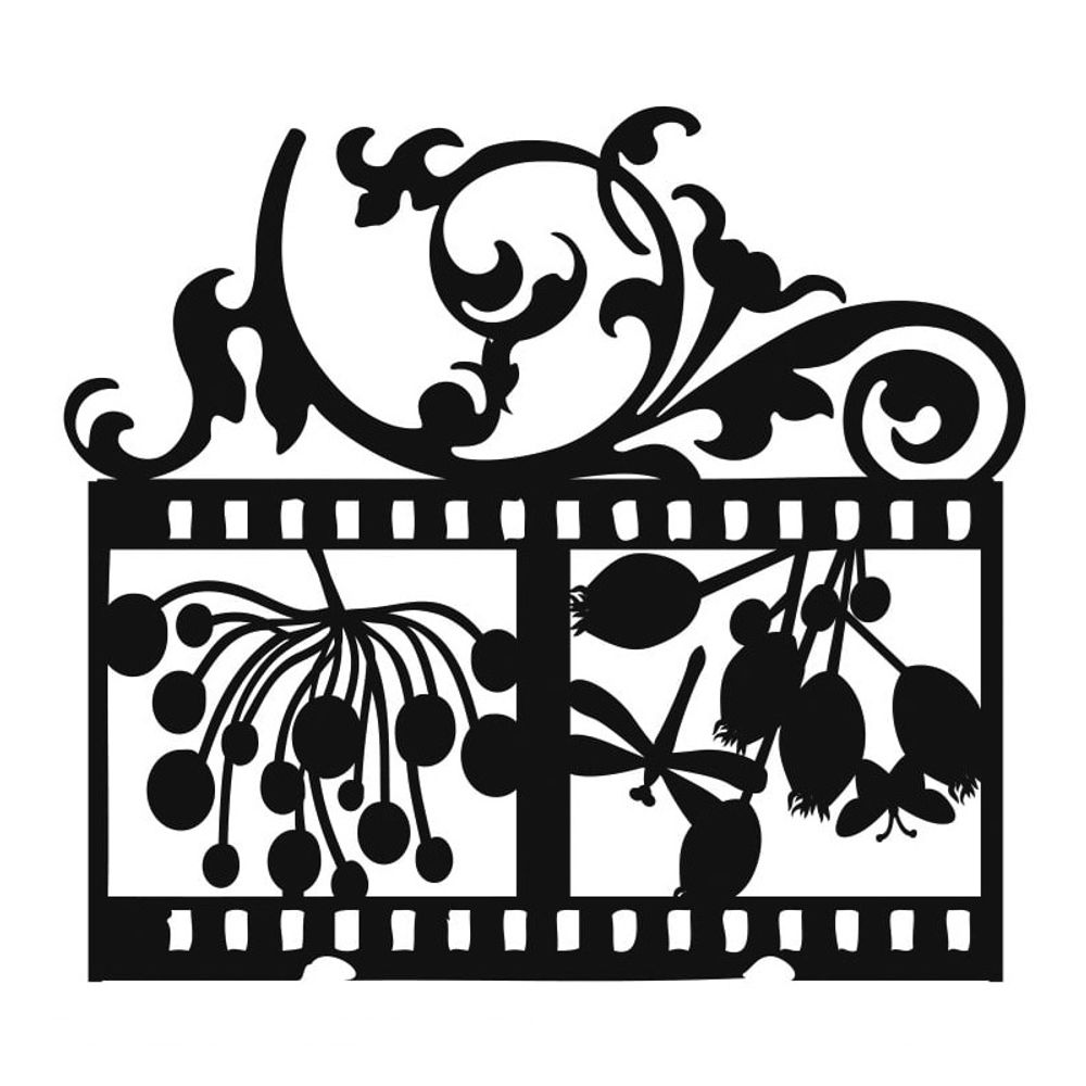 Levně Cadence Šablona Cadence, stínová - Květiny ve filmu