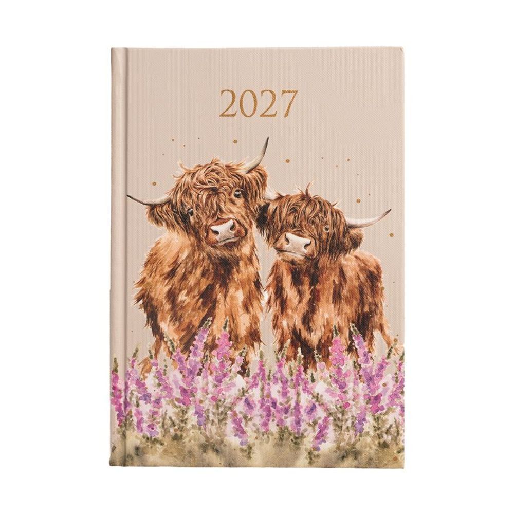 Wrendale Designs Denní diář 2027 Wrendale Designs, A5 - Krávy