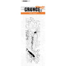 Gelové razítko Studio Light "Grunge", 14,8x5,2 cm - Tulipán