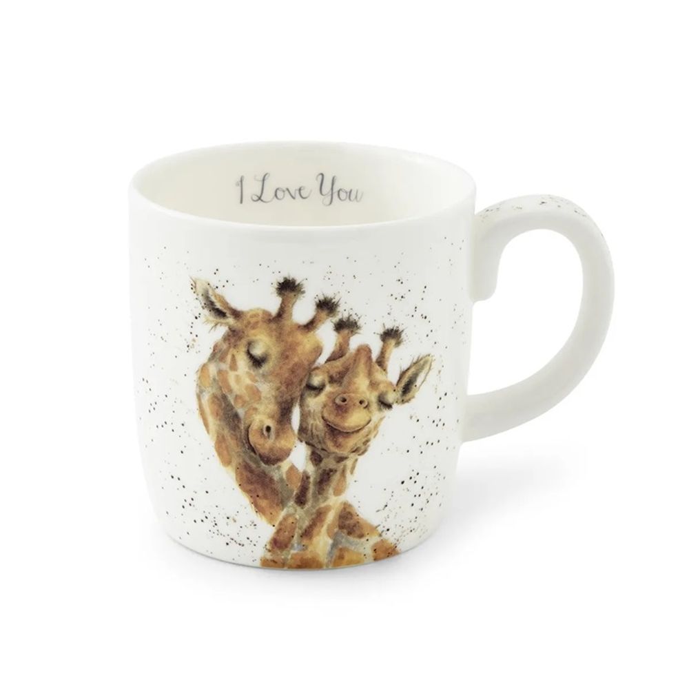 Royal Worcester Porcelánový hrnek Wrendale Designs "I Love You", 0,4 l - Žirafy