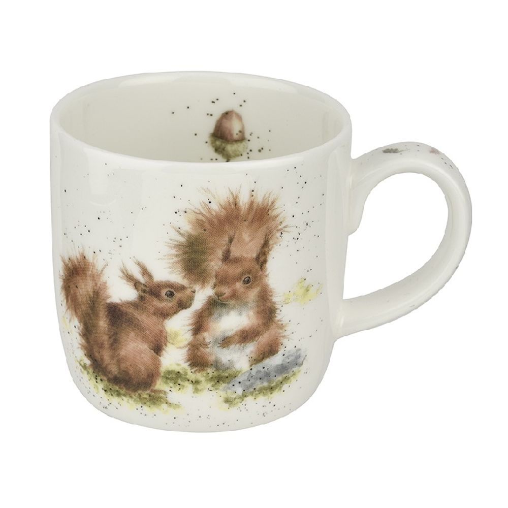 Royal Worcester Porcelánový hrnek Wrendale Designs "Between Friends", 0,31 l - Veverky