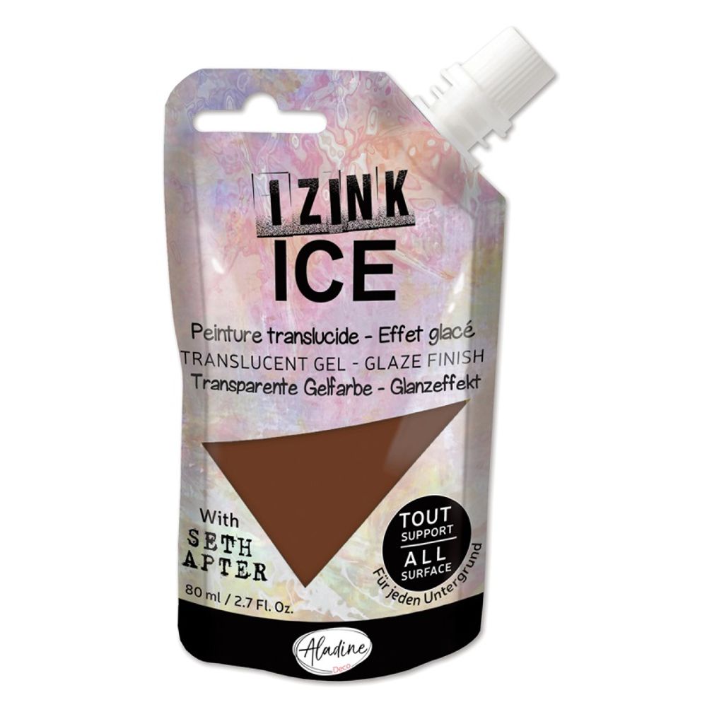 Levně Aladine Efektová barva Aladine Izink Ice, 80 ml - VYBERTE ODSTÍN - Efektová barva Aladine Izink Ice, 80 ml - marron thé, sv. hnědá