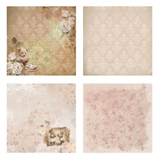 Blok podkladových papírů Studio Light "Teddy