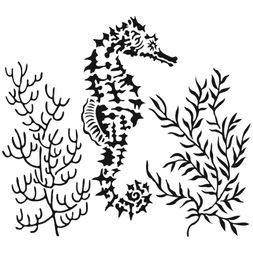 Šablona TCW - Seahorse - VYBERTE VELIKOST