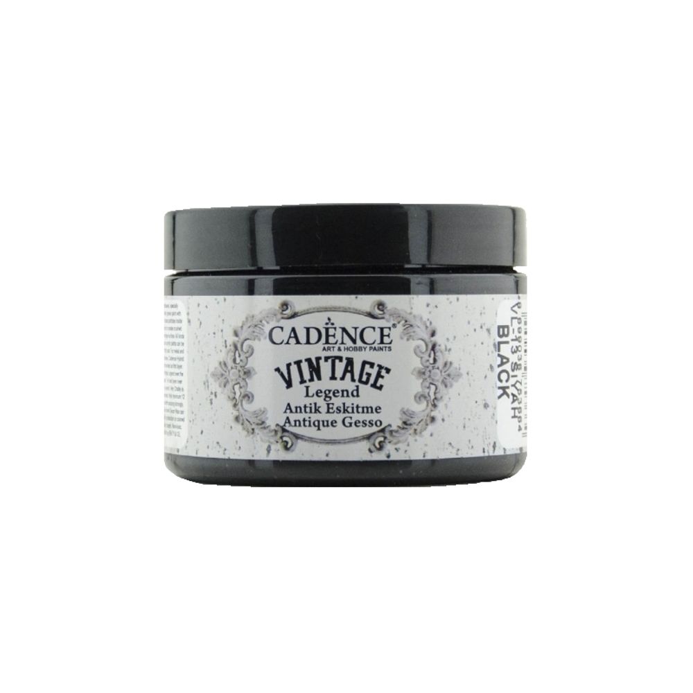 Levně Cadence Barva s kamínky Cadence Vintage Legend, 150 ml - VYBERTE ODSTÍN - Barva s kamínky Cadence Vintage Legend, 150 ml - black, černá