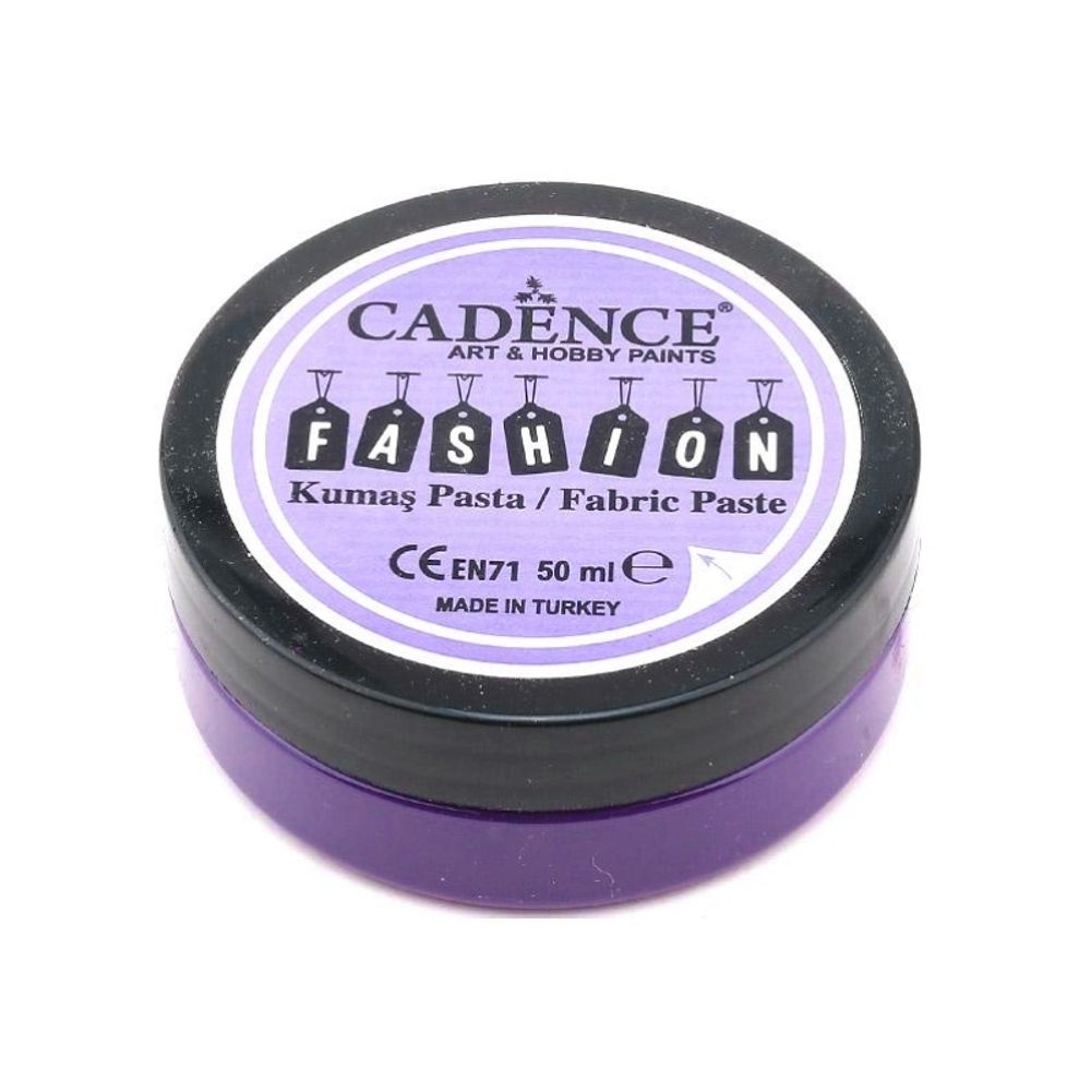 Levně Cadence Reliéfní pasta na textil Cadence Fashion Opaque, 50 ml - VYBERTE ODSTÍN - Reliéfní pasta na textil Cadence Fashion Opaque, 50 ml - ultraviolet, ultrafialová