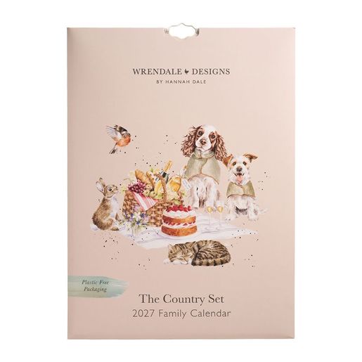 Rodinný kalendář 2027 Wrendale Designs "The Country Set", A3