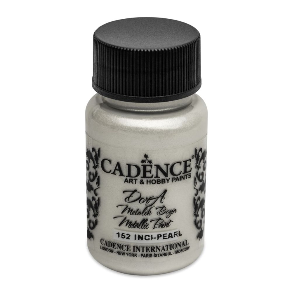 Levně Cadence Metalická akrylová barva Cadence Dora Metallic, 50 ml - VYBERTE ODSTÍN - Metalická akrylová barva Cadence Dora Metallic, 50 ml - pearl, perleťová