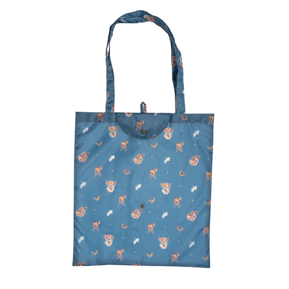 Wrendale Designs Skládací nákupní taška Wrendale Designs "Farmyard Friends" - Krávy