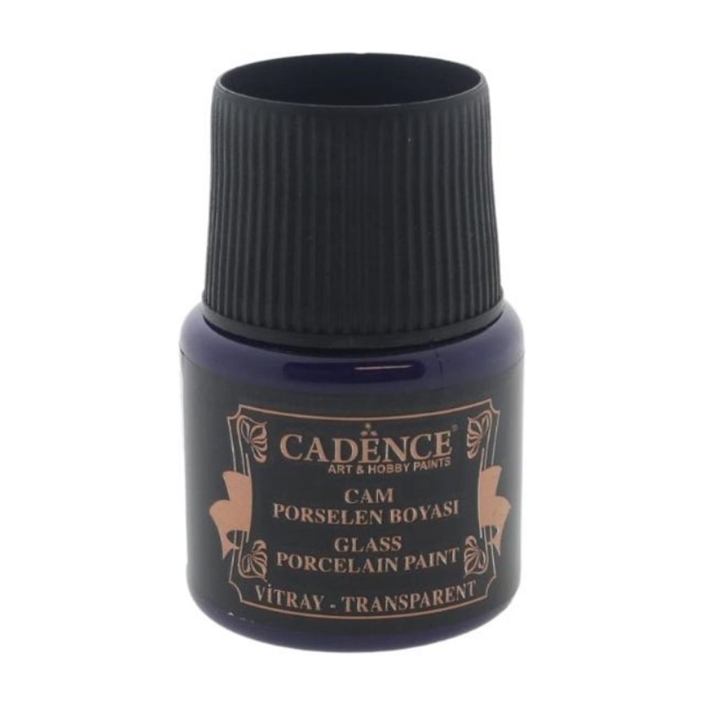 Levně Cadence Vitrážová barva na sklo a porcelán Cadence Vitrail, 45 ml - VYBERTE ODSTÍN - Barva na sklo a porcelán Cadence Vitrail, 45 ml - plum, švestková fialová