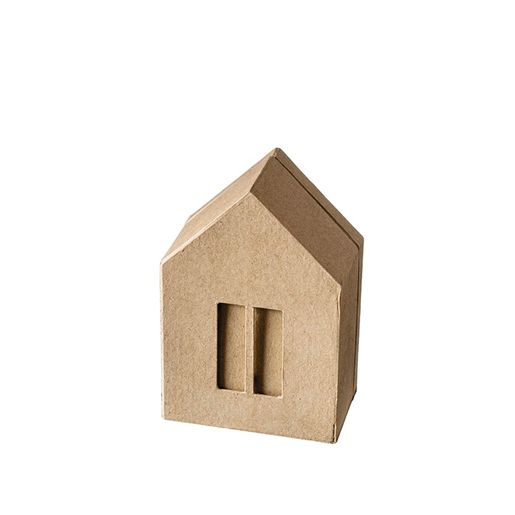 Krabička k dotvoření PappArt - Domeček, 9x5x13,5 cm