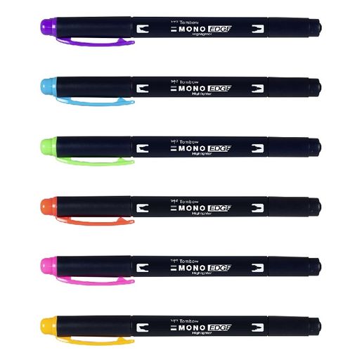 Oboustranný zvýrazňovač Tombow Mono Edge - VYBERTE ODSTÍN