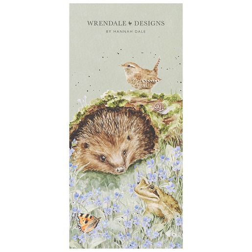 Nákupní seznam s magnetem Wrendale Designs "The Wild Patch" - Ježek