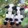 Plyšová hračka Wrendale Designs "Holstein Cow Mathilda" - Holštýnská kráva, mládě